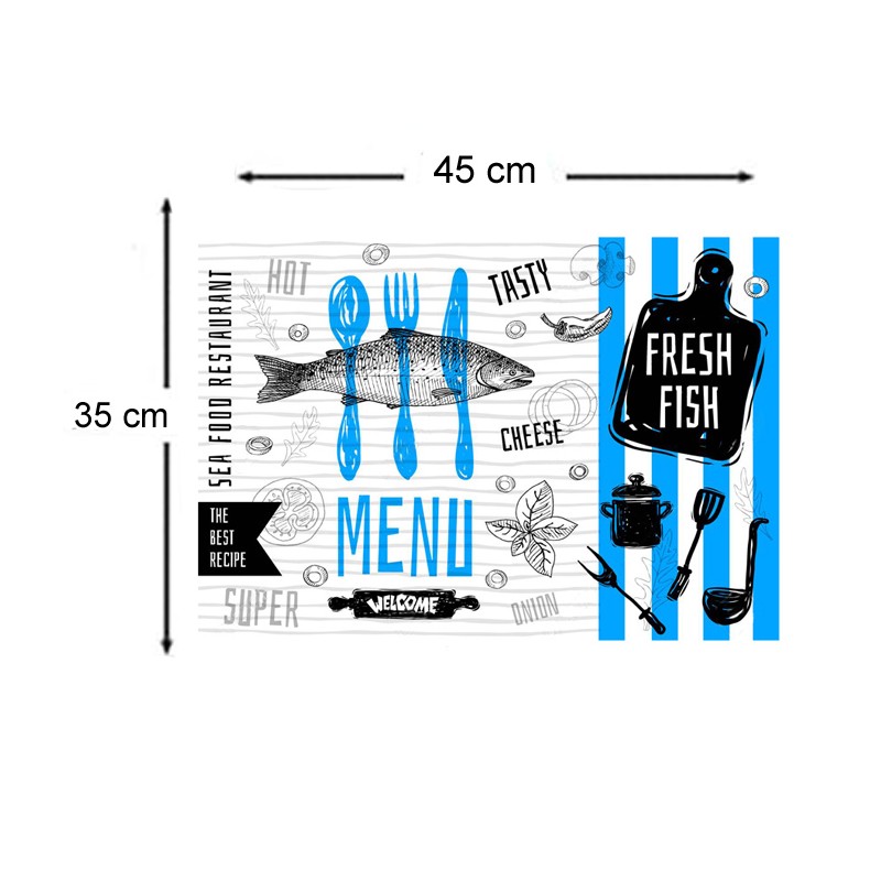 AD Trend Set 12 Tovagliette americane plastica antimacchia PP colaz...