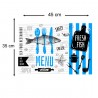 AD Trend Set 12 Tovagliette americane plastica antimacchia PP colaz...