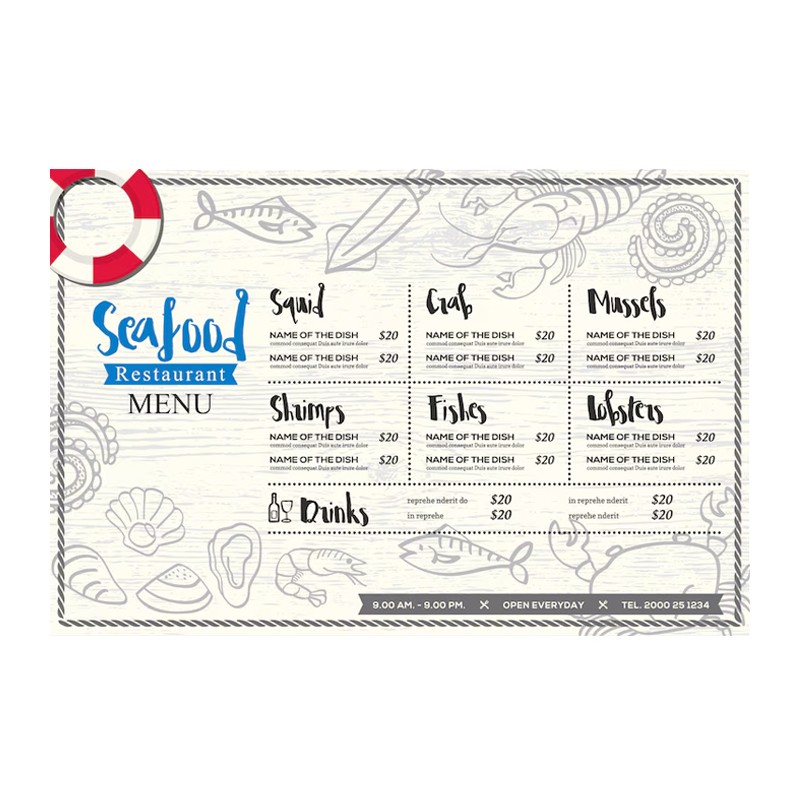 AD Trend Set 12 Tovagliette americane plastica antimacchia PP colaz...