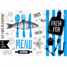 Set 12 Tovagliette americane plastica antimacchia PP colazione 35x45cm lavabili