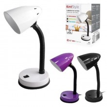 Lampada Tavolo Scrivania Inclinabile flessibile in metallo Luce E27 Moderna 40W