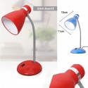 Lampada da Tavolo Scrivania Inclinabile in metallo Luce flessibile E27 Moderna