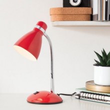 Lampada da Tavolo Scrivania Inclinabile in metallo Luce flessibile E27 Moderna