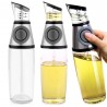 Dispenser dosatore olio aceto pressione oliera 500 ml tappo salvagoccia insalata