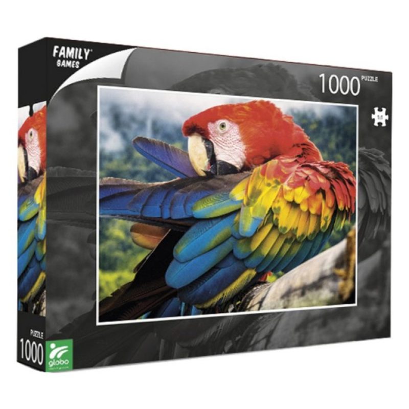 Globo Puzzle 1000 Pezzi animali cuccioli 68x48 cm Alta Qualità asso...
