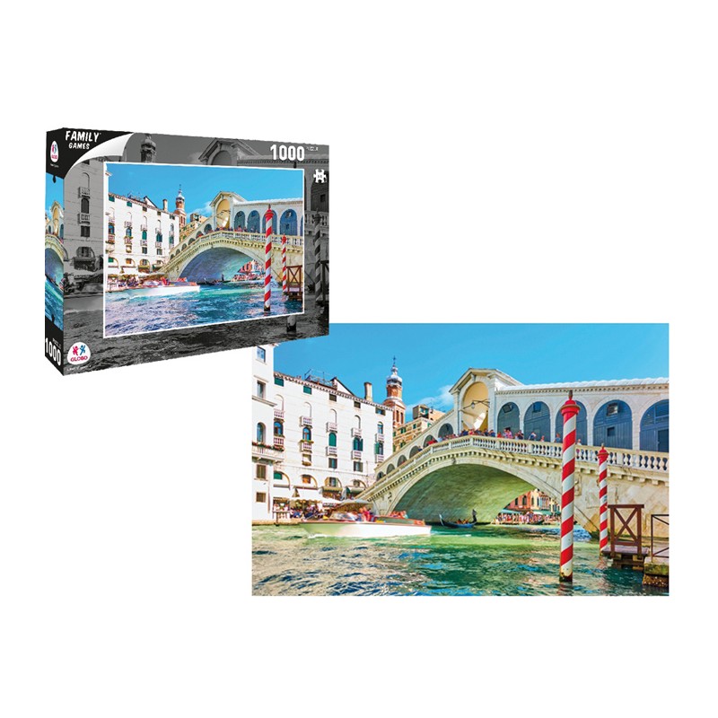Globo Puzzle 1000 Pezzi varie città 68x48 cm Alta qualità assortiti...