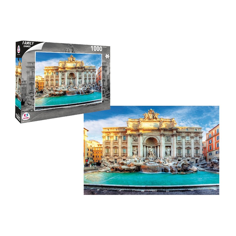 Globo Puzzle 1000 Pezzi varie città 68x48 cm Alta qualità assortiti...