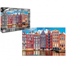 Puzzle 1000 Pezzi varie città 68x48 cm Alta qualità assortiti Roma Venezia