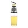 Dispenser dosatore olio aceto pressione oliera 500 ml tappo salvagoccia insalata
