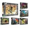 Globo Puzzle 1000 Pezzi animali cuccioli 68x48 cm Alta Qualità asso...