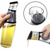 Dispenser dosatore olio aceto pressione oliera 500 ml tappo salvagoccia insalata