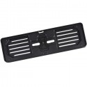 Portatarga Anteriore in plastica Nero Fissaggio Rapido Auto Europeo 375x115mm