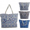 Due Esse Borsa Mare Donna Fantasia Grande con Zip Cerniera Doppio M...