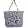 Due Esse Borsa Mare Donna Fantasia Grande con Zip Cerniera Doppio M...