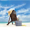 Due Esse Borsa Mare Donna Fantasia Grande con Zip Cerniera Doppio M...