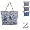 Due Esse Borsa Mare Donna Fantasia Grande con Zip Cerniera Doppio M...