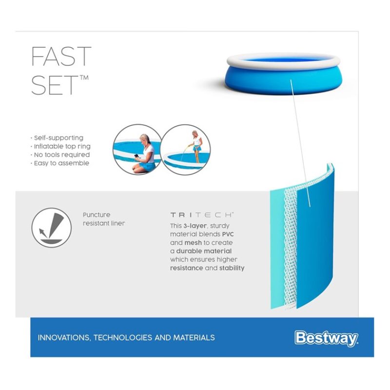 Bestway Bestway Piscina Gonfiabile Rotonda giardino fuori terra Fas...