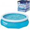 Bestway Piscina Fast Set Autoportante Tonda Bambini Giardino Estate...