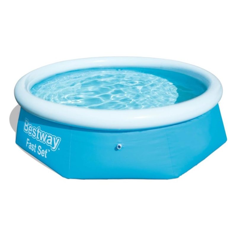 Bestway Piscina Fast Set Autoportante Tonda Bambini Giardino Estate...