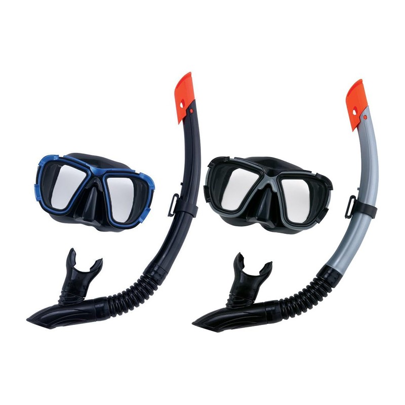 Set Maschera e Boccaglio da Sub Antiappannamento per Snorkeling Bestway 14+