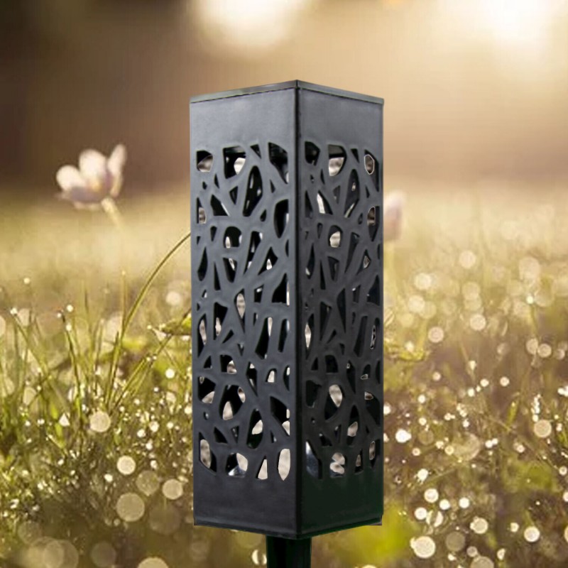 Kmt Style Lampioncino solare led lampada 2pz da esterno giardino co...