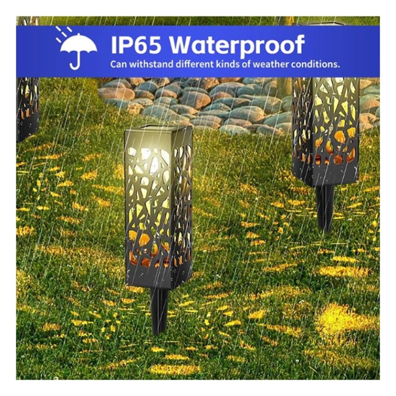 Kmt Style Lampioncino solare led lampada 2pz da esterno giardino co...