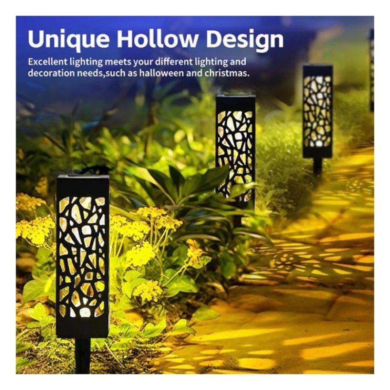 Kmt Style Lampioncino solare led lampada 2pz da esterno giardino co...