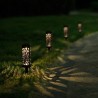 Kmt Style Lampioncino solare led lampada 2pz da esterno giardino co...