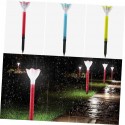 Lampioncino solare led lampada 4pz da esterno giardino con picchetto Segnapasso