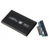 Case USB 2.0 HARD DISK 3,5 SATA alluminio protezione cavo HDD windows mac