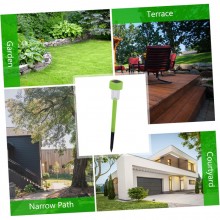 Lampioncino solare led lampada 4pz da esterno giardino con picchetto Segnapasso