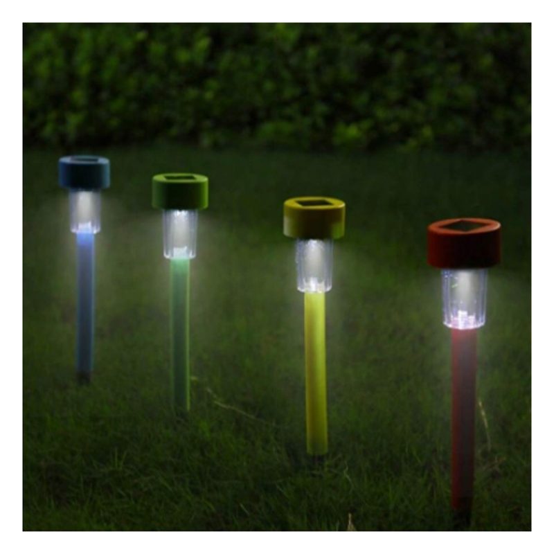 Kmt Style Lampioncino solare led lampada 4pz da esterno giardino co...