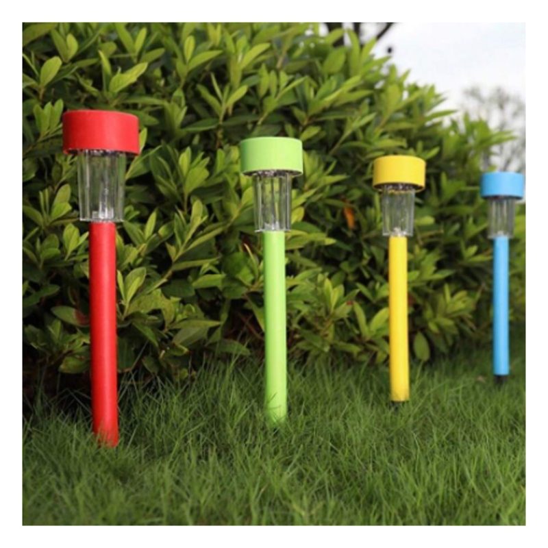 Kmt Style Lampioncino solare led lampada 4pz da esterno giardino co...