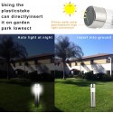 Lampioncino solare led luce bianca 2pz esterno giardino Segnapasso con picchetto