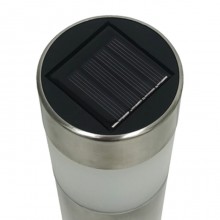 Lampioncino solare led luce bianca 2pz esterno giardino Segnapasso con picchetto
