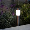 Kmt Style Lampioncino solare led luce bianca 2pz esterno giardino S...