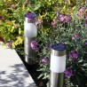 Kmt Style Lampioncino solare led luce bianca 2pz esterno giardino S...