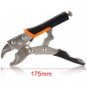 Kmt Style Pinza autobloccante grip 7 " apertura regolabile con leva...