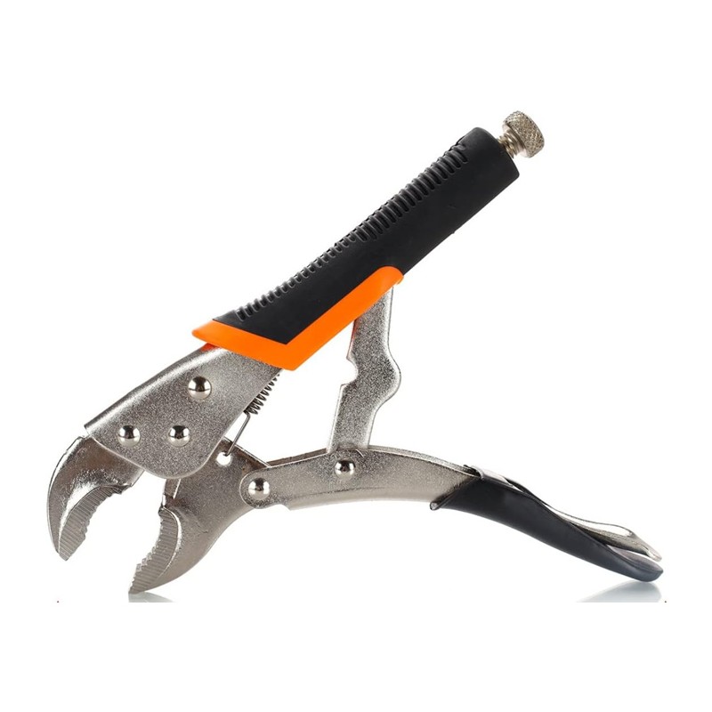 Pinza autobloccante grip 10" apertura regolabile con leva di sgancio a scatto