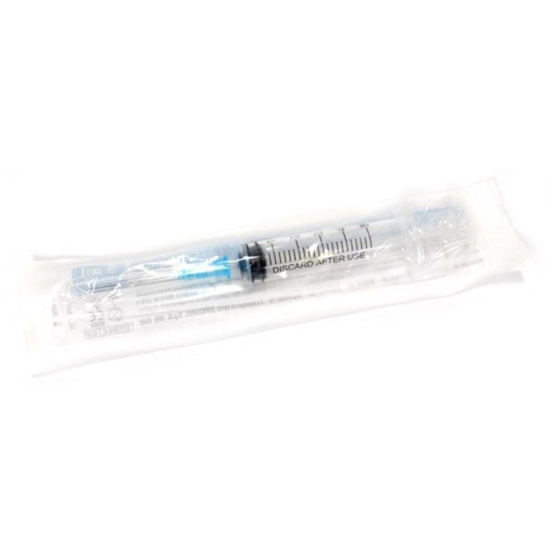 120 Siringhe monouso sterili con ago extrafine indolore da 5 ml sen...