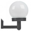 Lanterna solare 3pz Luce LED Giardino esterno Lampada da parete sfera applique