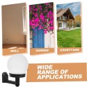 Lanterna solare 3pz Luce LED Giardino esterno Lampada da parete sfera applique