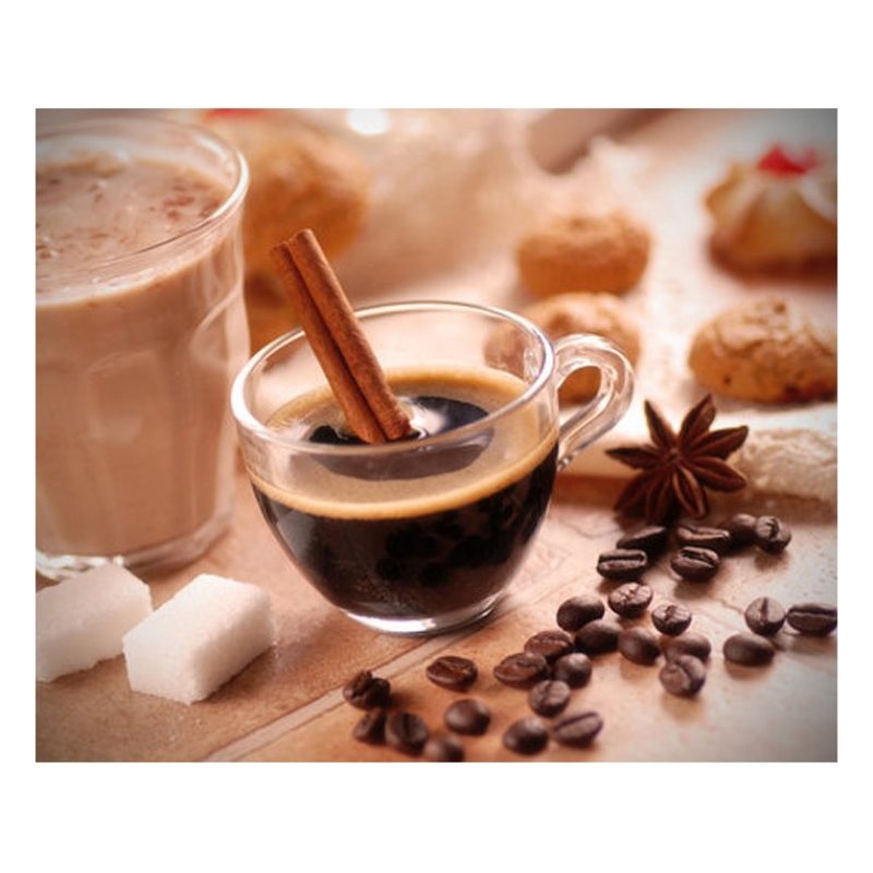 Cerve Set 6 Tazze Tazzine caffe in vetro trasparente senza piatto 7...