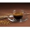 Cerve Set 6 Tazze Tazzine caffe in vetro trasparente senza piatto 7...