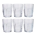 Set 6 Bicchieri in vetro trasparente acqua vino 27 CL casa ristorante bar Tivoli