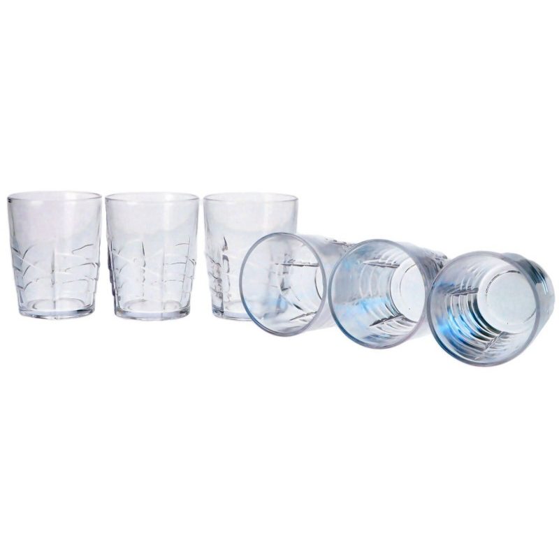 Hongu Set 6 Bicchieri in vetro trasparente acqua vino 27 CL casa ri...