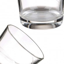 Set 6 Bicchieri in vetro trasparente acqua vino 27 CL casa ristorante bar Tivoli