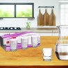 Hongu Set 6 Bicchieri in vetro trasparente acqua vino 27 CL casa ri...