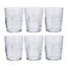Hongu Set 12 Bicchieri in vetro trasparente acqua vino 27CL casa ri...