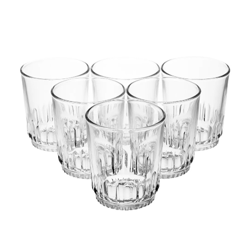 Set 6 Bicchieri da amaro liquore 160ml bicchiere da tavola in vetro trasparente